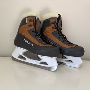 Bauer Whistler Tan and Black Ice Skates- men’s size 6